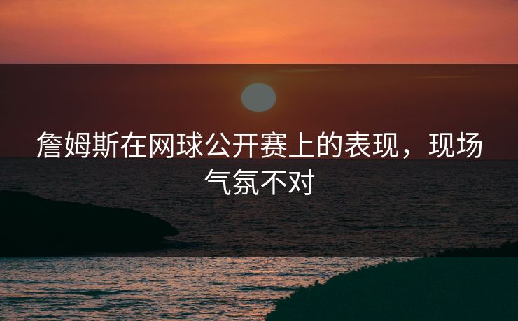 詹姆斯在网球公开赛上的表现，现场气氛不对